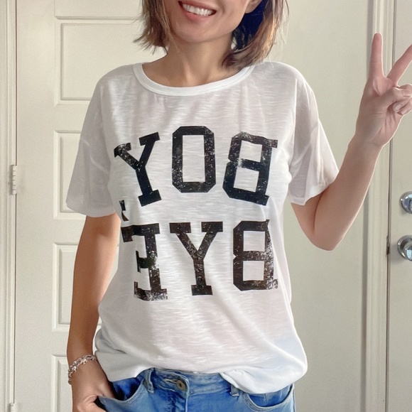 Boy Bye Casual Graphic Tee - Picture 2 of 5